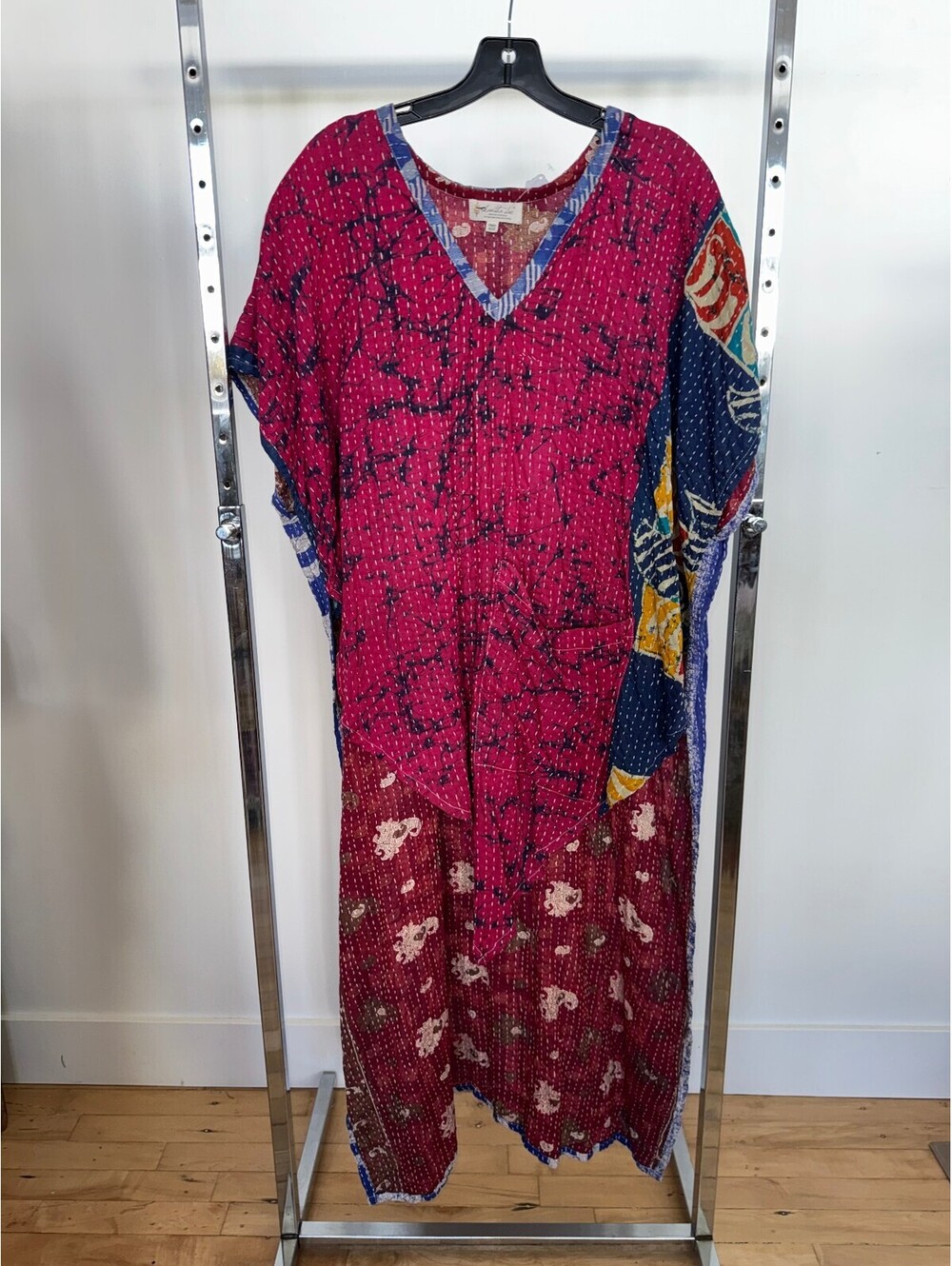Kantha Bae Multipatterned, Multilayered Tunic Dress, Free Size